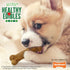 Nylabone Healthy Edibles Natural Puppy Chews Long Lasting Lamb & Apple Flavor Treats for Puppies, X-Small/Petite (8 Count)...
