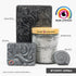 Eye Candy Pigments Premium Grey Mica Powder - Storm Grey (50gr) - for Epoxy, Resin, Soap, Paint, Woodworking, Acrylic Pouring, Bath Bombs, Fishing...