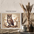 Posterizer 1 pcs- Brown owl sitting on a tree-Autumnal print-Art for Animal Lovers-Floral Botanical Art- Gift for Men Women Teens-Decor for Home ...