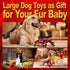 LEGEND SANDY Dog Toys for Aggressive Chewers, Large Dog Toys to Keep Them Busy, Interactive Dog Toys, Squeaky Dog Toys, Tug of War Dog Toy, Crinkl...
