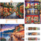 Small Jigsaw Puzzles for Adults 150 Pieces Vintage Streetscape Mini Jigsaw Puzzles Oil Painting Challenging Mini Puzzles Tiny Jigsaw Puzzles 6 x 4...