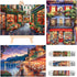 Small Jigsaw Puzzles for Adults 150 Pieces Vintage Streetscape Mini Jigsaw Puzzles Oil Painting Challenging Mini Puzzles Tiny Jigsaw Puzzles 6 x 4...