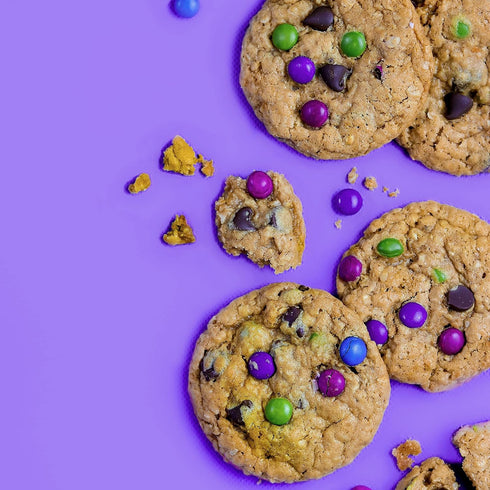 Miss Jones Baking Gluten-Free Monster Cookie Mix - Certified Gluten Free & Made with 100% Oats, Easy To Bake Desserts & Treats, Artificial Colors,...