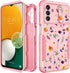 for Samsung Galaxy A13 5G Case,Galaxy A13 5G Case with Slide Camera Cover for Women Men,Heavy Duty Protective Flowers Collection Phone Cover for S...