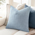 MIULEE Pack of 2 Decorative Linen Burlap Coastal Pillow Covers Farmhouse Boho Accent Pillowcases for Sofa Car Couch Bedroom Living Room Home Decor...