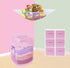 Simple Houseware Mesh Pop-Up Laundry Hamper Basket With Side Pocket, Pink - 2 Pack...