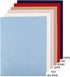 Aida Cloth 14 Count Multi Colored Cross Stitch Fabric 12×18inch (6color)...