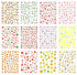 JMEOWIO 12 Sheets Fruit Nail Art Stickers Decals Self-Adhesive Pegatinas Uñas Strawberry Watermelon Lemon Nail Supplies Nail Art Design Decoration...