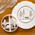 Set of 2 Forest Animal cookie cutters (Designs: Moose and Bear), 2 pieces - Bakerlogy...