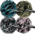 AmazerBath Charcoal Loofah Sponge, Shower Loofah 60g/PCS - Body Scrubber Loofa Set of 4 - Charcoal Blue, Gray, Pink & Army Green, Bath Sponge for ...