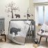Lambs & Ivy Woodland Forest Animals White/Gray Cotton Fitted Mini Crib Sheet...