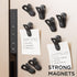 Rae Dunn 10 Pc Bag Clips with Magnet- Food Clips, Chip Clips, Bag Clips for Food Storage with Air Tight Seal Grip for Bread Bags, Snack Bags and F...