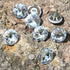 30PCS 30mm/1.18" Crystal Upholstery Buttons, Clear Crystal Rhinestone Sew Buttons, Imitate Diamond Buttons for Tufting DIY Crafts Sofa Bed Headboa...
