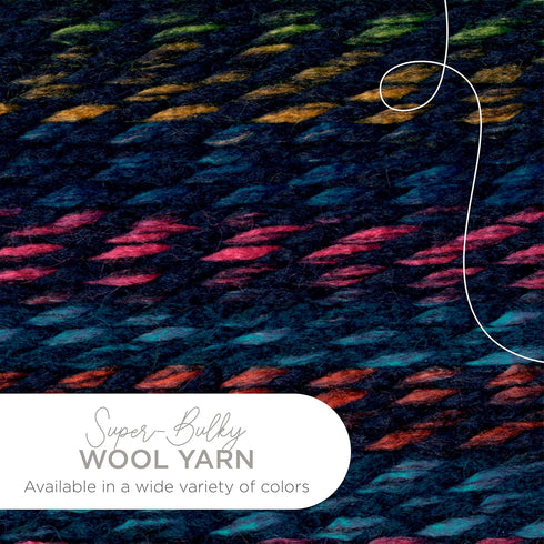 Lion Brand Yarn Wool-Ease Thick & Quick Yarn, Soft and Bulky Yarn for Knitting, Crocheting, and Crafting, 1 Skein, City Lights...
