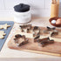 Tovolo Christmas Cookie Cutters, Steel Set of 5, Holiday Baking Supplies One...