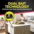 Raid Double Control Small Roach Baits, Child Resistant, For Indoor Use, Kills Roaches for 3 Months, 12 Count...