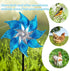 Hausse 10 Pack Reflective Pinwheels with Stakes, Extra Sparkly Pinwheel for Garden Decor, Bird Repellent Devices Deterrent to Scare Birds Away fro...