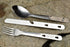 SE 4-in-1 Detachable Stainless Steel Utensil Set - Spoon, Fork, Knife, Bottle Opener - 6.5" Length, Compact for Camping, Hiking, Travel - Includes...