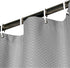 AooHome 75 Inch Long Shower Curtain, Durable Polyester 72" Width Bathroom Curtain Waffle Weave Plaid Design with Hooks, Weighted Bottom, Heavy Dut...
