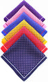 JEMYGINS 6PCS Silk Pocket Squares for Men Handkerchief Hanky Set...