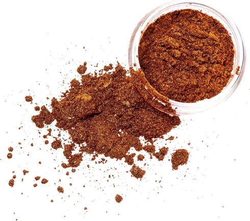 | Bronze Natural Mineral Mica Powder, 0.42oz (12g) | for Personal or Professional Use - Cosmetics, Epoxy Resin Projects, Nail Polish, Soaps, Bath ...