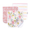 Copper Pearl Premium Baby Burp Cloths - 3-Pack Large Cotton Burp Cloths, Extra Soft Spit Up Rags with 3 Absorbent Layers, Perfect for Baby Boy and...