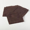 SARO LIFESTYLE Everyday Collection Hemstitched Cocktail Napkin (Set of 12), 6", Chocolate, 12 Pieces - 6100C.CT6S...