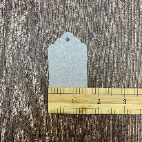 Gift Tags, 100pcs Silver Paper Tags with String...