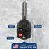 2X KeylessOption Key for 2001 2002 2003 2004 2005 2006 2007 2008 2009 2010 2011 2012 2013 2014 2015 2016 2017 2018 Ford Lincoln Mercury Remote, 3-...