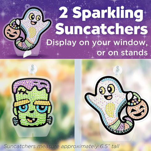 Creativity for Kids Big Gem Diamond Painting Kit - Halloween Stickers and Suncatchers - Halloween DIY Crafts for Kids, Halloween Activities and Gi...