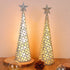 Juegoal Lighted Christmas Table Decorations with Star and 10 LED Lights Battery Operated, Indoor Xmas Thanksgiving Holiday Wedding Party Tabletop ...