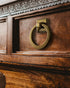 Antique Brass Cabinet Pulls 3 Pack 2.15 inch Diameter Vintage Pulls, Hardware Pulls for Bar Bathroom Closet Dressers...