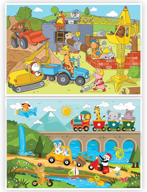 Klean Kids Disposable Placemats for Baby, 40 Pack Sticky Toddler Placemat for Restaurants | 12" X 18" Kids Placemat, Fun Design Baby Place Mat for...