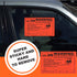 Parking Violation Sticker - Vehicle Illegally Parked Tow Notice - Parking Violation Notice - No Parking Warning Stickers - 5.5 x 7.5 Hard to Remov...