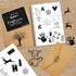 Lsushine Craft Ink Pad Stamps, DIY for Paper, Scrapbooking, Wood Fabric,Finger Ink Pads for Kids(Black-2)...