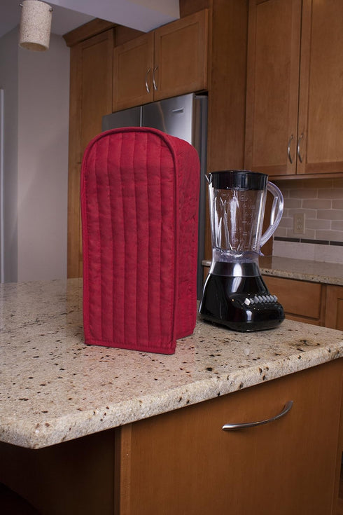 Ritz Premium Universal Blender Cover, 7" x 15.5" x 5.75", Durable, Long-Lasting, High-Quality Polyester And Cotton Blend, Paprika Red...