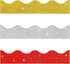 62 Feet Back to School Bulletin Board Border Shiny Glitter Scalloped Borders Bulletin Board Decorative Trim Poster Borders Bulletin Board for Scho...