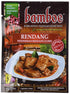 bamboe - RENDANG - INDONESIAN DRY CURRY PASTE - INDONESIAN INSTANT SPICES - 6 x 1.2 OZ /36 g - Product of Indonesia by Bamboe...