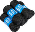 5Roll Brazilian Yarn Wool Hair Arylic Yarn for Hair Crochet Braid Twist Warps Black Color...