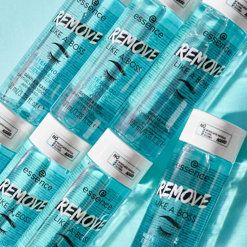 essence | Remove Like A Boss Waterproof Eye & Face Make-Up Remover | Bi-Phase, Gentle & Caring, Easy to Remove | Vegan & Cruelty Free | Free from ...