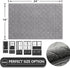 REFETONE Indoor Door Mat, 16x24, Non-Slip Absorbent Resist Dirt Door Rug, Machine Washable Low-Profile Inside Floor Mat Doormats for Entryway, Gre...