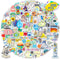 200PCS Science Stickers Chemistry Biology Physics Stickers for Students Kids Natural Science Class Teachers Laboratory Decor Water Bottles Laptop ...
