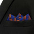 S&W SHLAX&WING Ties for Men Blue Copper Necktie Set with Pocket Square Mens Gift...