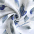 Valance for Windows Watercolor Leaves Print Rod Pocket for Kitchen 52 x 14 Inches, Blue/Gray...