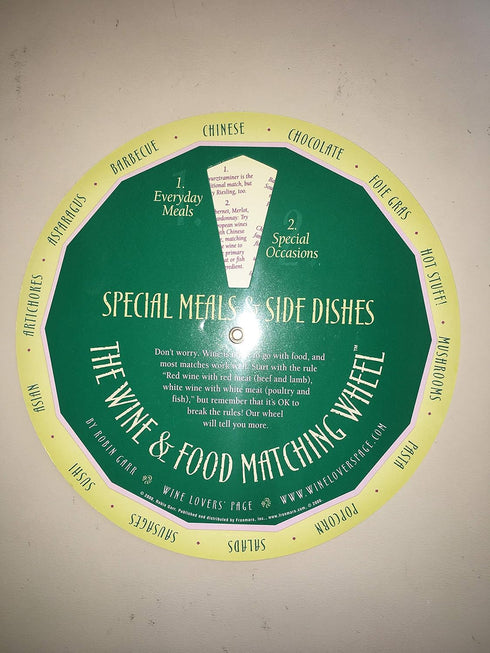 Wine and Food Pairing Matching Wheels By Robin Garr...