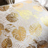 Velvet Throw Pillow Covers 18x18 inch Set of 2 Gold Stamping Leaves Throw Pillows for Couch Sofa Bed Living Room, Luxury Cushion Covers...