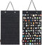PACMAXI Hanging Brooch Pin Organizer, Display Pins Storage Case, Brooch Collection Storage Holder, Holds Up to 96 Pins.(Not Include Any Accessorie...