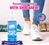 Shoe Cleaning Kit for Cleaning Sneakers, Leather, White Shoes, Fabric, and More - with Cleaning Spray 8oz, Nylon Brush, Microfiber Shoe Cloth...
