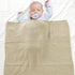mimixiong Baby Blanket Knit Swaddle Blanket Soft Warm Crochet Neutral Receiving Unisex Baby Blanket for Boys and Girls Light Camel40 x 30 inches...
