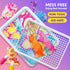 Klever Kits Marbling Paint for Kids, Metallic Gold Water Marble Paint Art, Arts and Crafts for Girls & Boys 6-12 Years Old, Paint Craft Kits, Birt...